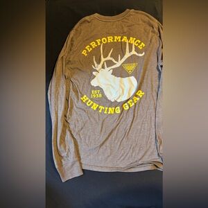 Women’s Columbia, long sleeve T-shirt, size medium pit to pit 19inches